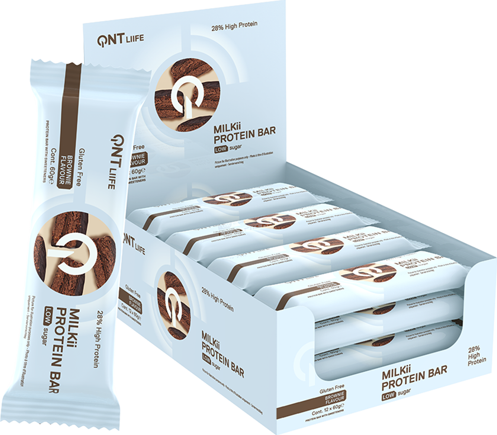 QNT Milkii Protein Bar - 12 x 60 g