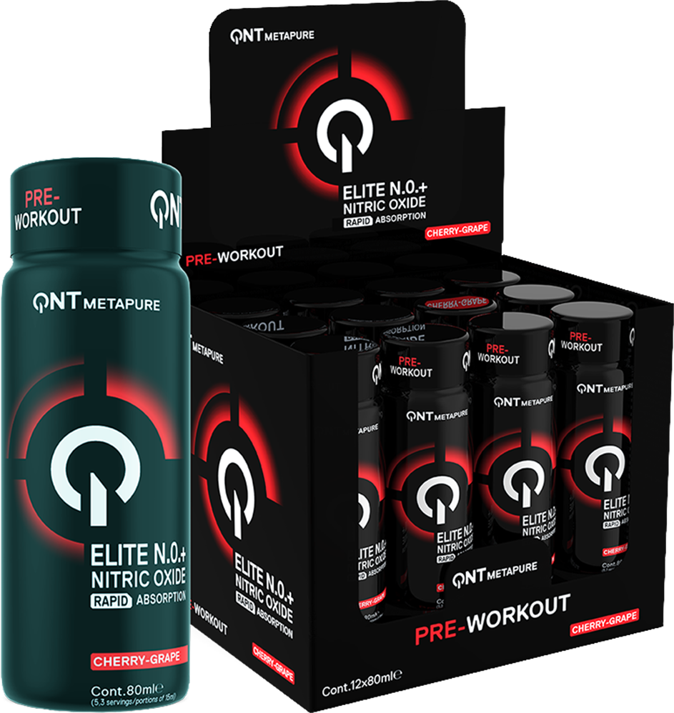 QNT NO+ Elite Shot - 12 x 80 ml - Cherry Grape