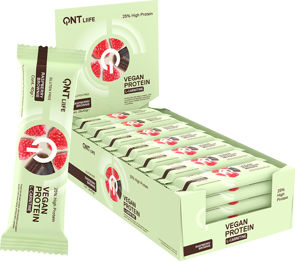 QNT Vegan Protein Bar - 28 x 40 g