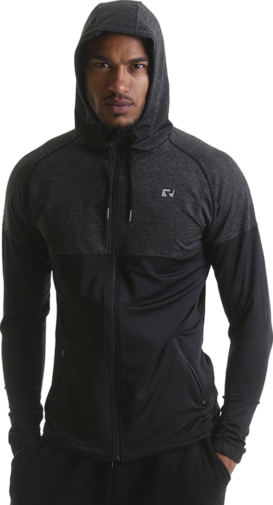 RIPT Mens Hooded Zip Jacket - Black