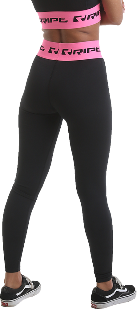 RIPT RCLPNT718 Ladies Waist Legging - Pink