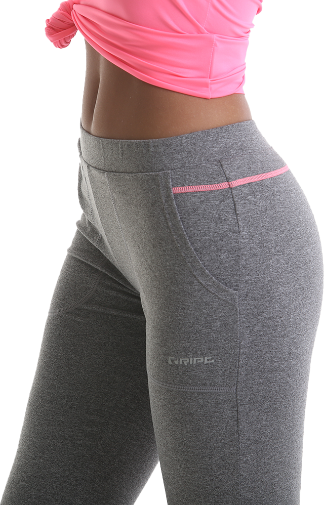 RIPT RCLPNT723 Ladies Jogger - Grey Marl