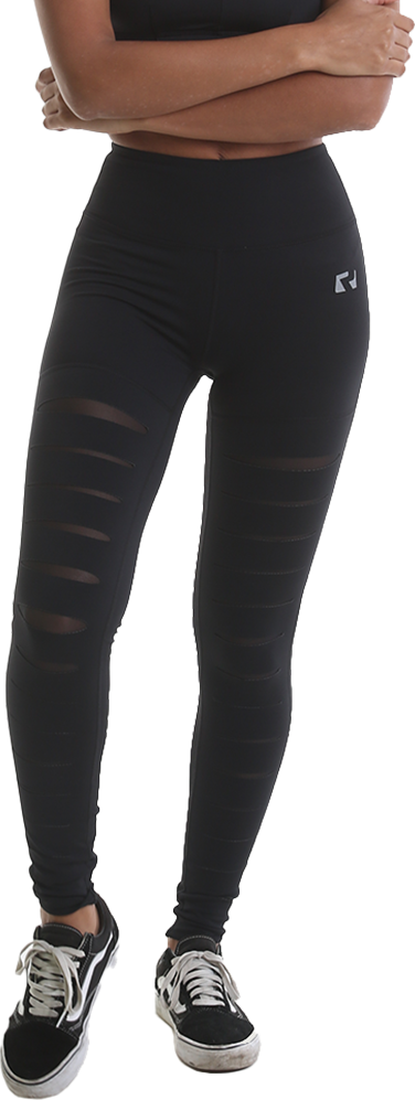 RIPT RCLPNT736 Ladies Ripped Legging - Black