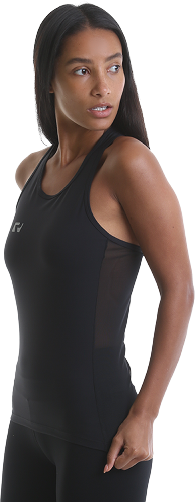RIPT RCLVST738 Ladies Cutout Back Vest - Black