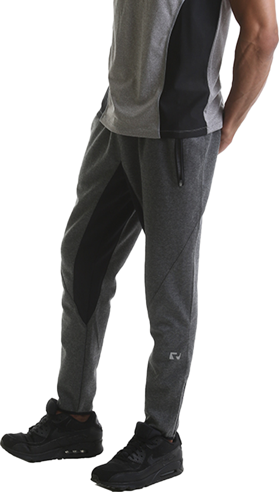 RIPT RCPNT710 Mens Contrast Jog Pant - Grey