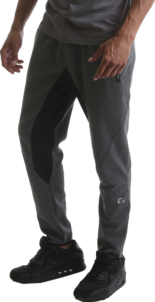 RIPT RCPNT710 Mens Contrast Jog Pant - Grey