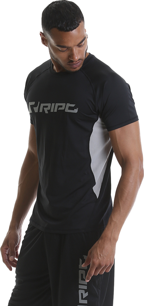 RIPT RCTS730 Mens Contrast Shirt - Black