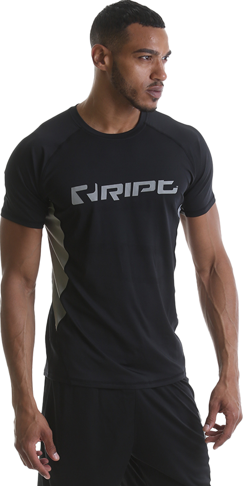 RIPT RCTS730 Mens Contrast Shirt - Black