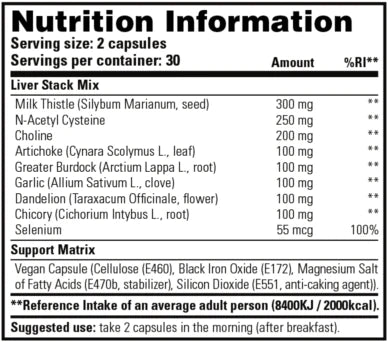 Stacker2 Liver Stack - 60 caps