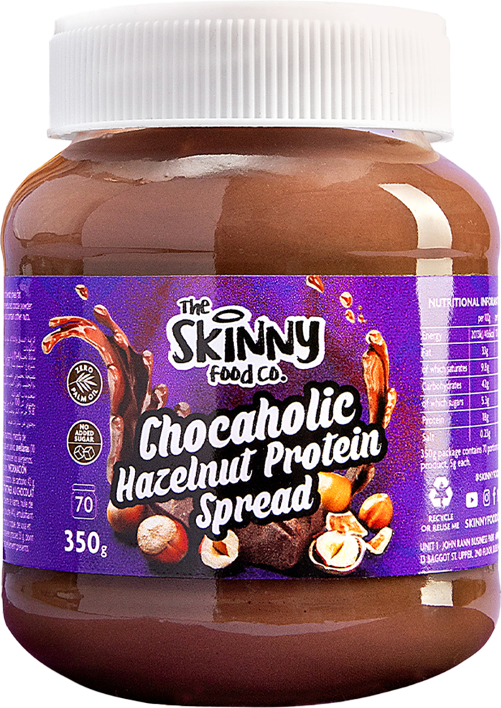 The Skinny Food Co Chocaholic Hazelnut Protein Spread - 350 g