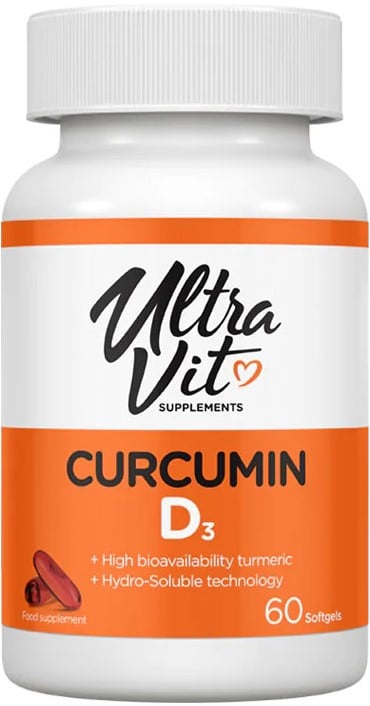 Ultravit Curcumin D3 - 60 softgels