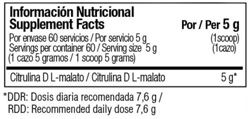 Zoomad One Raw Citrulline DL-Malate - 300 g