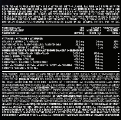 AK-47 Labs Hardstyle Pre-workout - 250 g