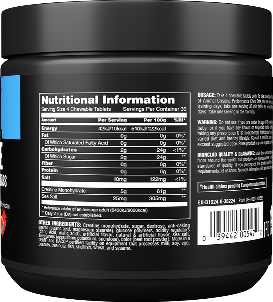 Animal Creatine Chews - 120 tabs