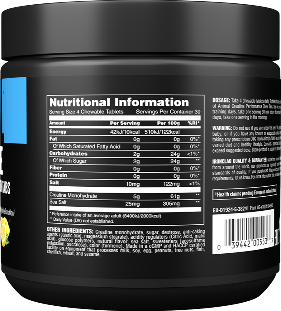Animal Creatine Chews - 120 tabs