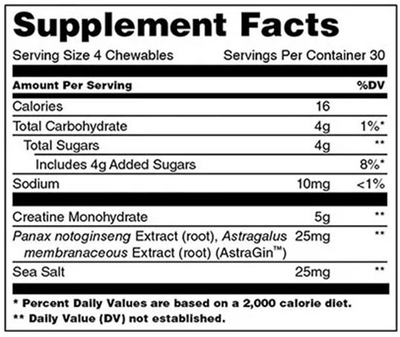 Animal Creatine Chews - 120 tabs