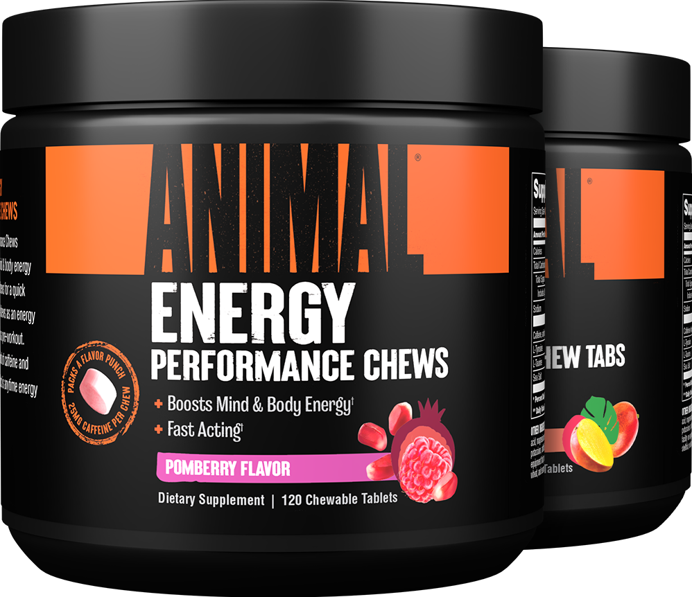Animal Energy Chews - 60 tabs