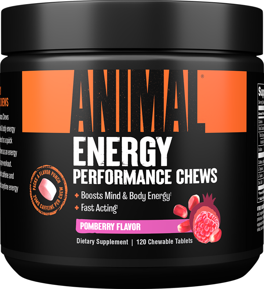 Animal Energy Chews - 60 tabs