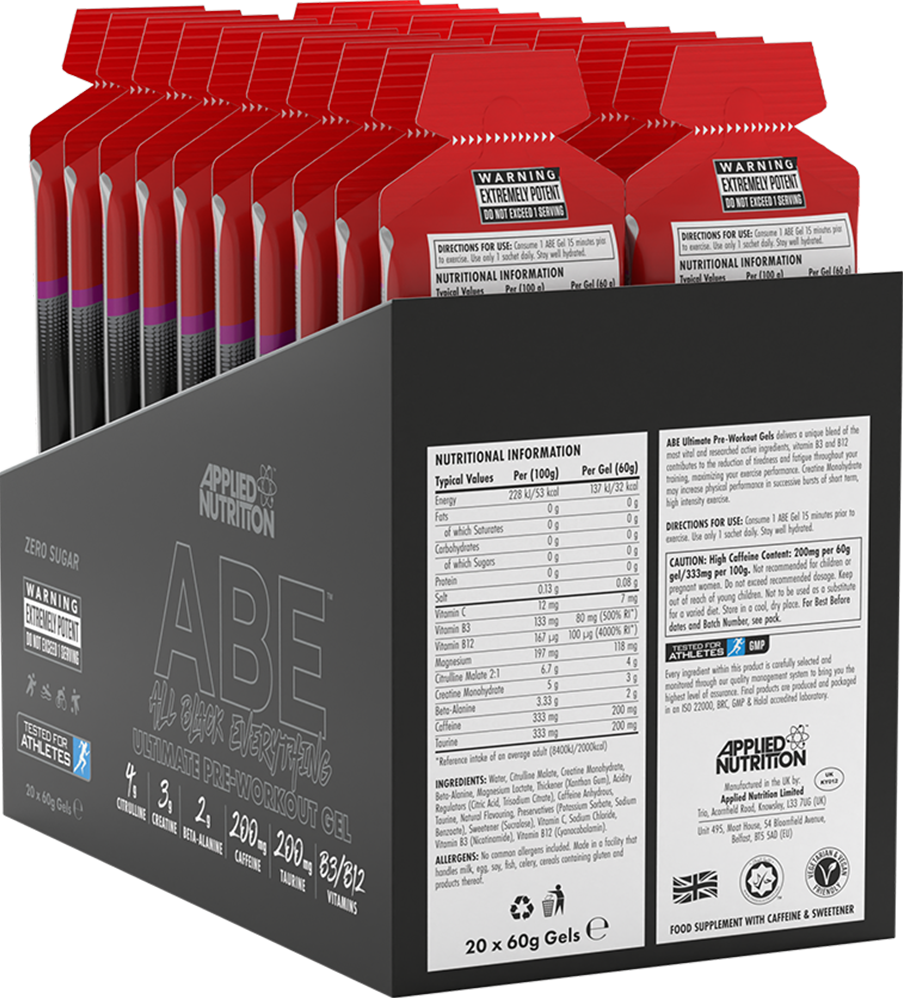 Applied Nutrition ABE Pre-Workout Gel - 20 x 60 ml