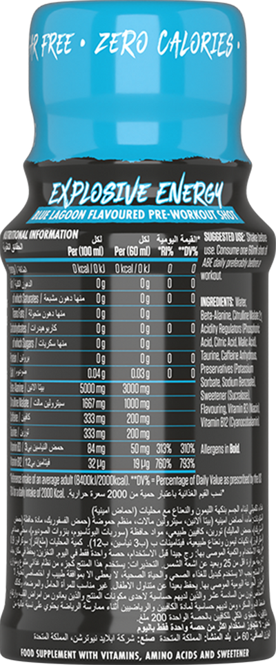 Applied Nutrition ABE Pre-Workout Shot - 12 x 60 ml