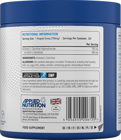 Applied Nutrition Acetyl L-Carnitine - 150 g