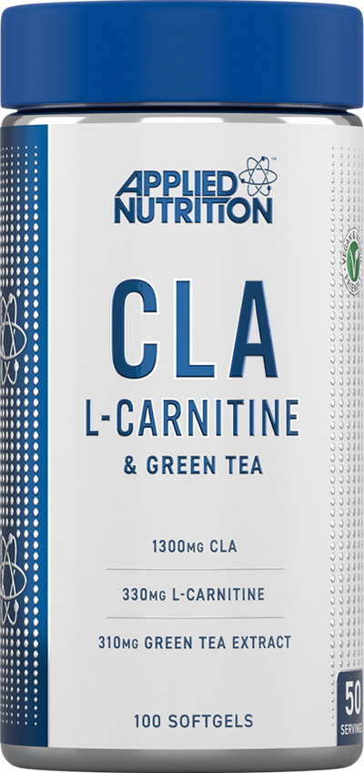 Applied Nutrition CLA, L-Carnitine & Green Tea - 100 softgels