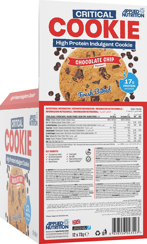 Applied Nutrition Critical Cookie - 12 x 73 g