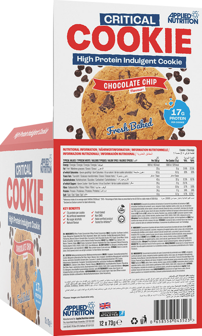 Applied Nutrition Critical Cookie - 12 x 73 g