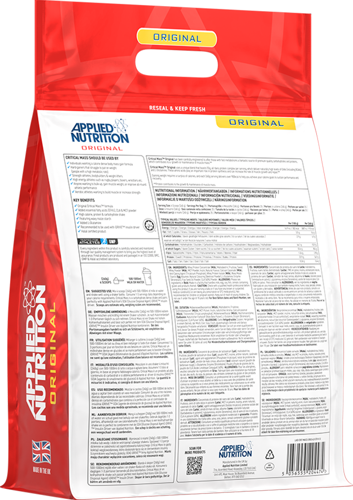 Applied Nutrition Critical Mass Original - 6000 g