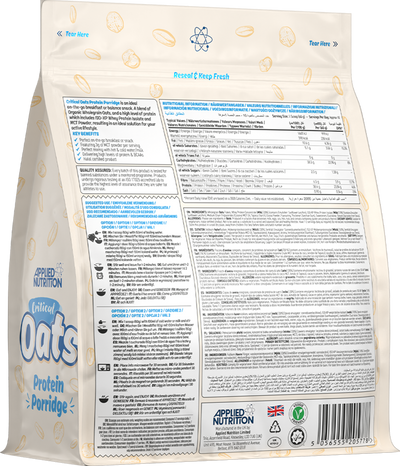 Applied Nutrition Critical Oats Protein Porridge - 600 g