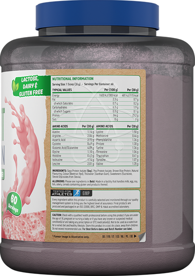 Applied Nutrition Critical Plant Protein - 1800 g