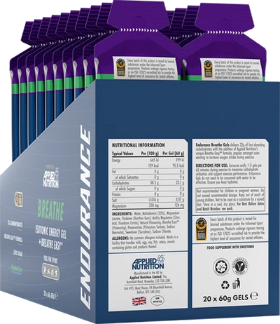Applied Nutrition Endurance Isotonic Energy Gel Breathe - 20 x 60 ml