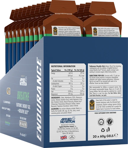 Applied Nutrition Endurance Isotonic Energy Gel Breathe - 20 x 60 ml
