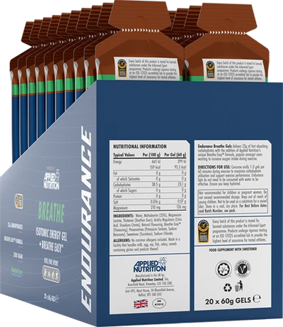 Applied Nutrition Endurance Isotonic Energy Gel Breathe - 20 x 60 ml