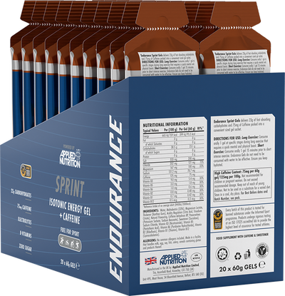 Applied Nutrition Endurance Isotonic Energy Gel Sprint - 20 x 60 ml