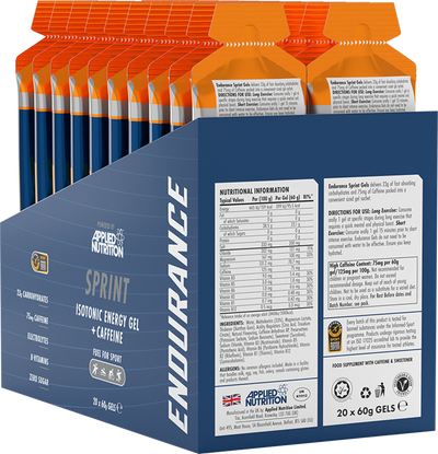 Applied Nutrition Endurance Isotonic Energy Gel Sprint - 20 x 60 ml