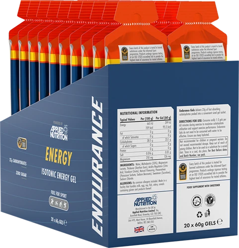 Applied Nutrition Endurance Isotonic Energy Gel - 20 x 60 ml