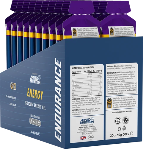 Applied Nutrition Endurance Isotonic Energy Gel - 20 x 60 ml
