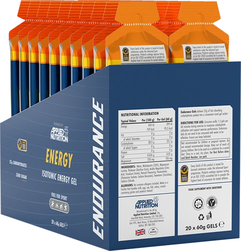 Applied Nutrition Endurance Isotonic Energy Gel - 20 x 60 ml