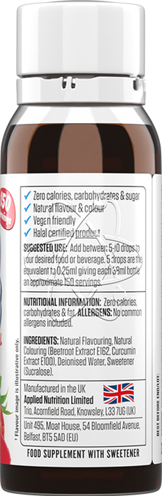 Applied Nutrition Fit Cuisine Flavo Drops - 38 ml