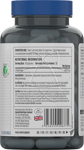 Applied Nutrition Glutamine 4K - 120 caps
