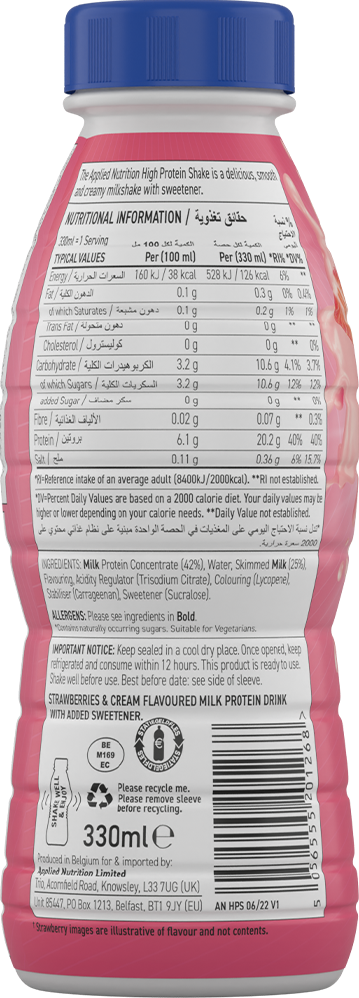 Applied Nutrition High Protein Shake - 8 x 330 ml