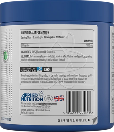 Applied Nutrition L-Glutamine Powder - 500 g