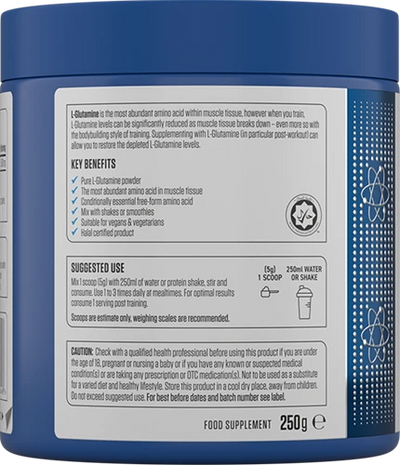 Applied Nutrition L-Glutamine Powder - 500 g