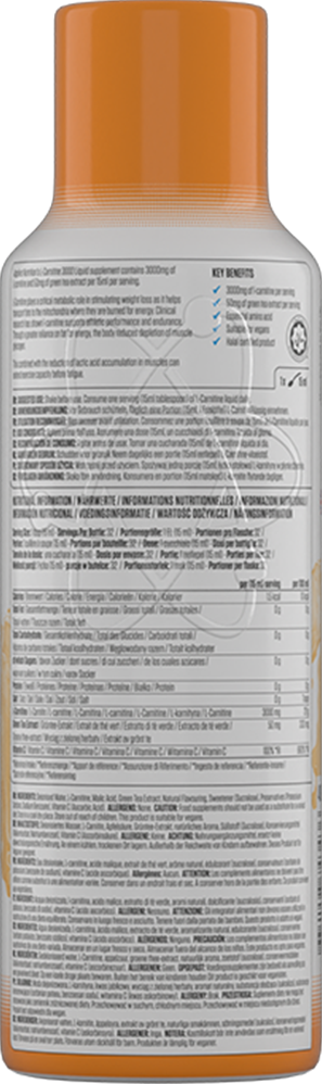 Applied Nutrition Liquid L-Carnitine - 480 ml