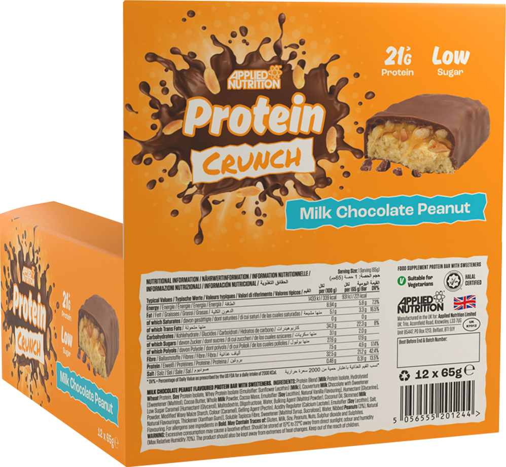 Applied Nutrition Protein Crunch Bar - 12 x 62 g