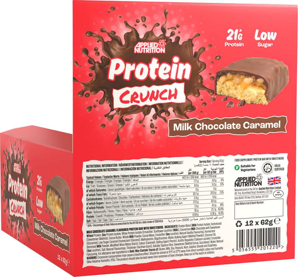 Applied Nutrition Protein Crunch Bar - 12 x 62 g