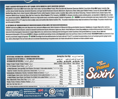 Applied Nutrition Swirl Duo Bar - 12 x 60 g