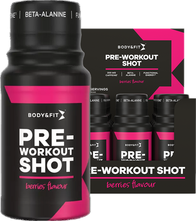 Body & Fit Pre-workout Shot - 12 x 60 ml