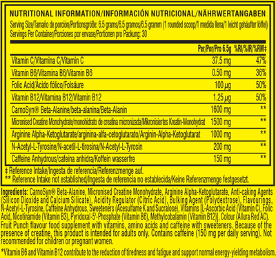 C4 Pre-workout - 30 servings